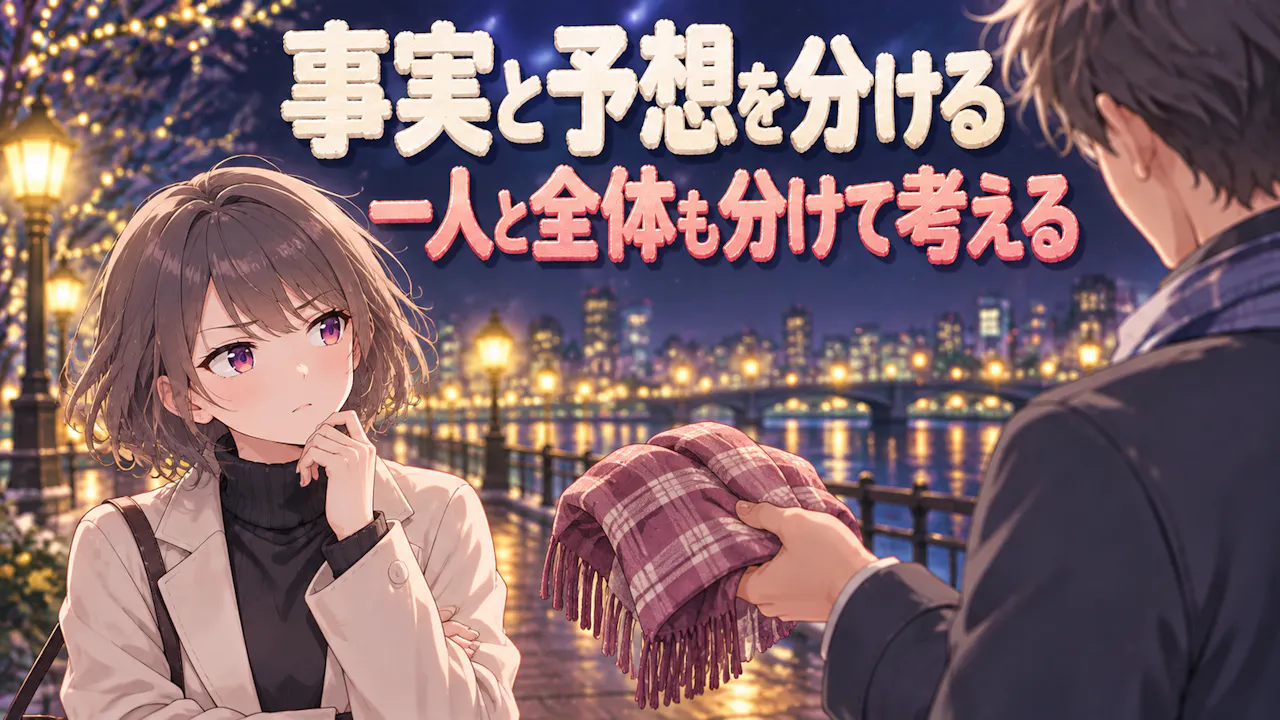 言葉の裏が気になるとき、分けて考えたいこと