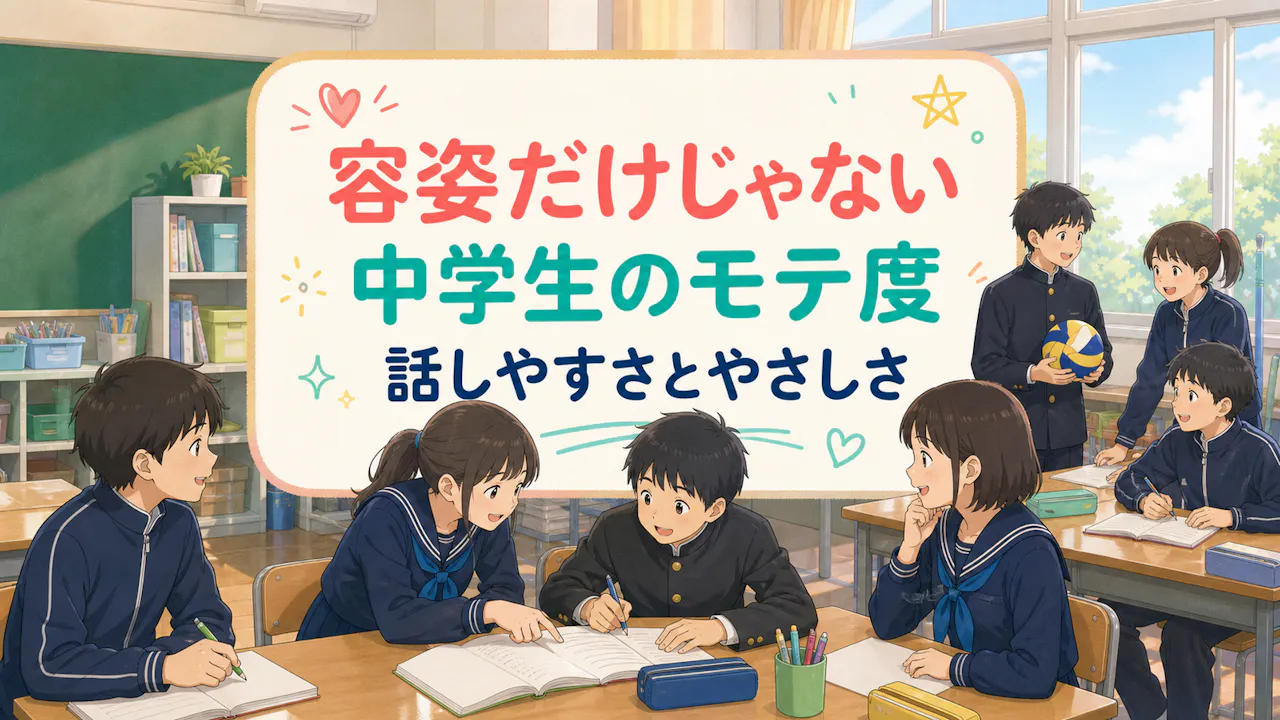中学生のモテ度は容姿だけで決まらない