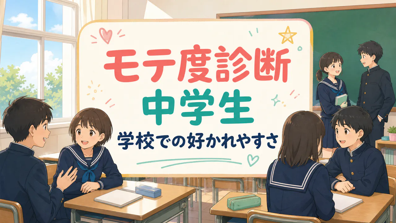 モテ度診断 中学生とは？