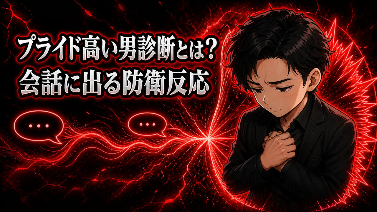 プライド高い男診断とは？