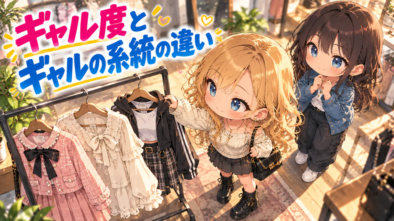 ギャル度とギャルの系統の違い