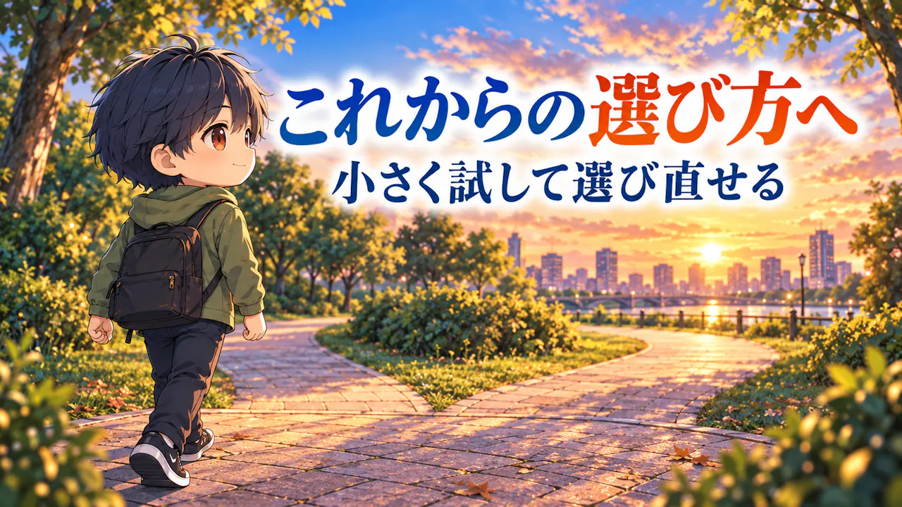結果を、これからの選び方につなげる