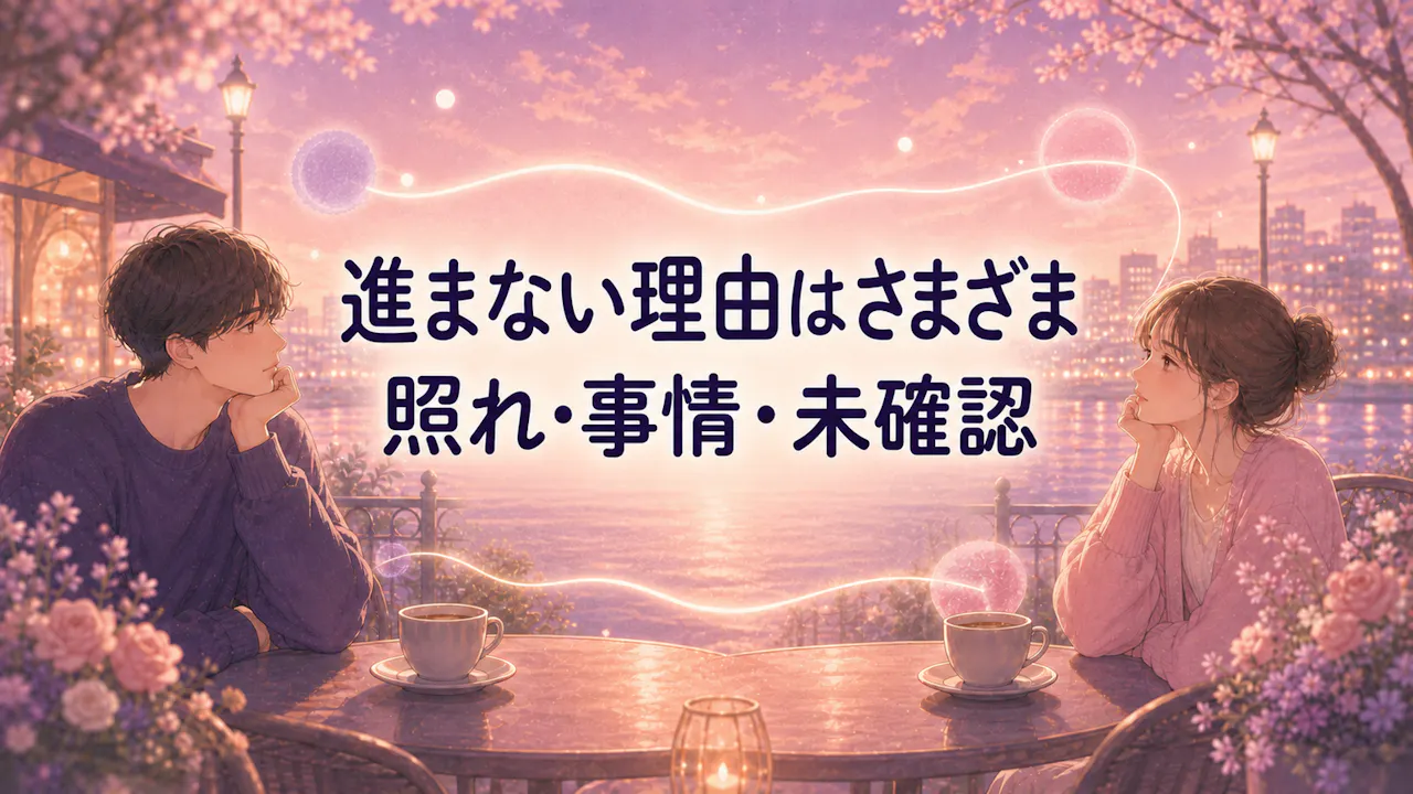 関係が進まない理由を決めつけない