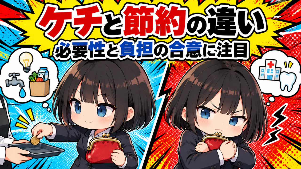 ケチと節約の違いを考えるヒント