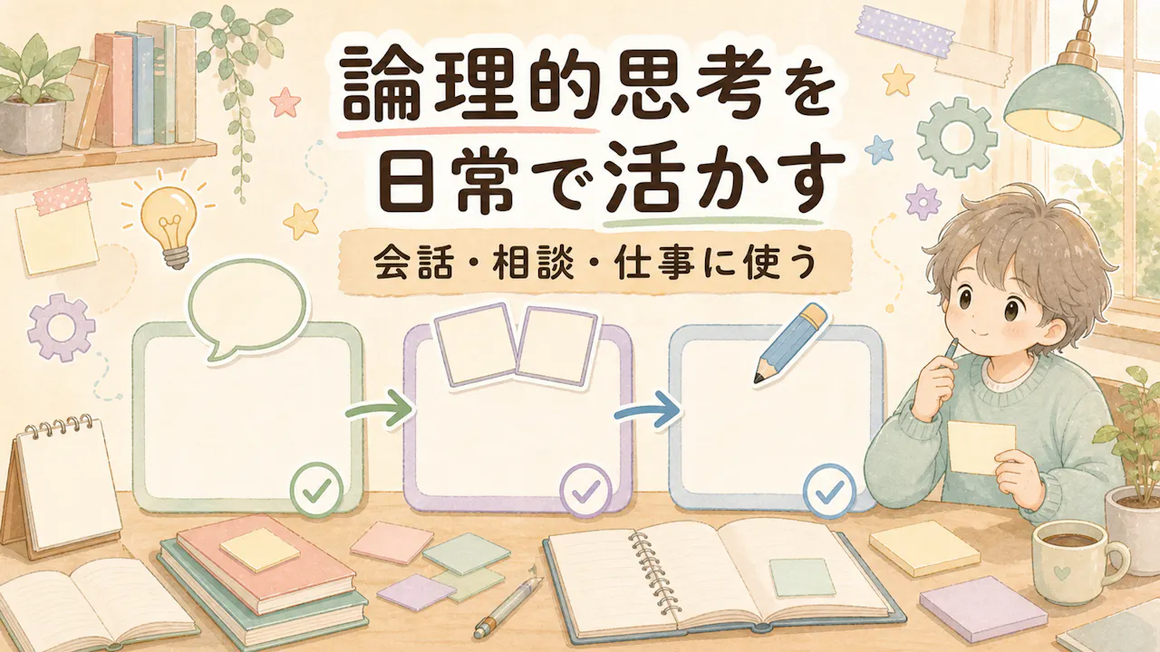 論理的思考力を日常で活かすコツ