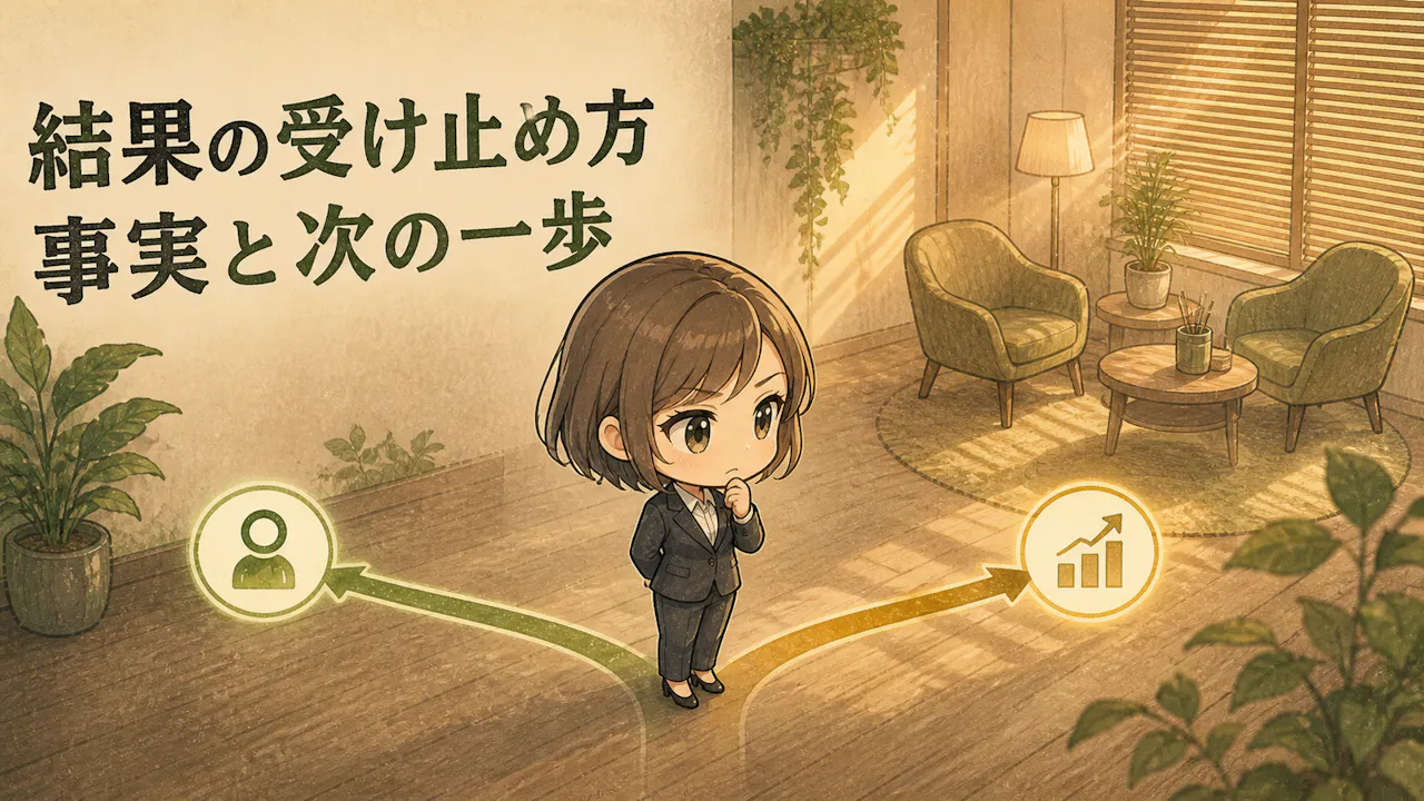 結果を安全に受け止めるコツ