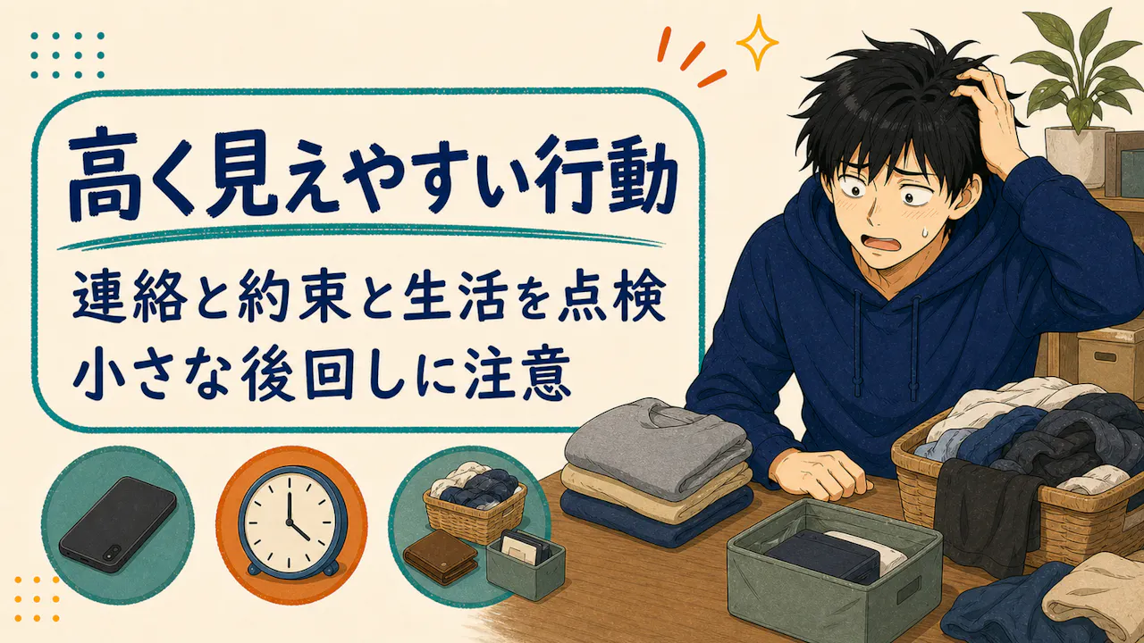 ダメ男度が高く見えやすい行動