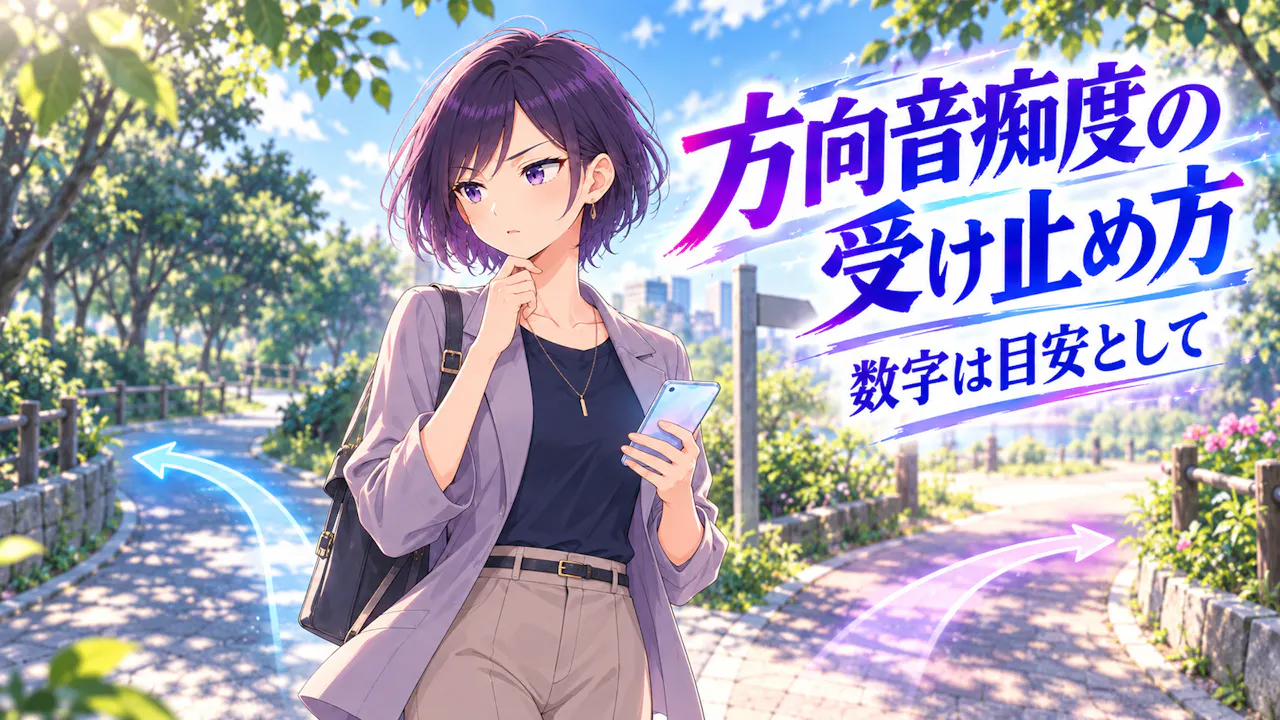 方向音痴度の受け止め方