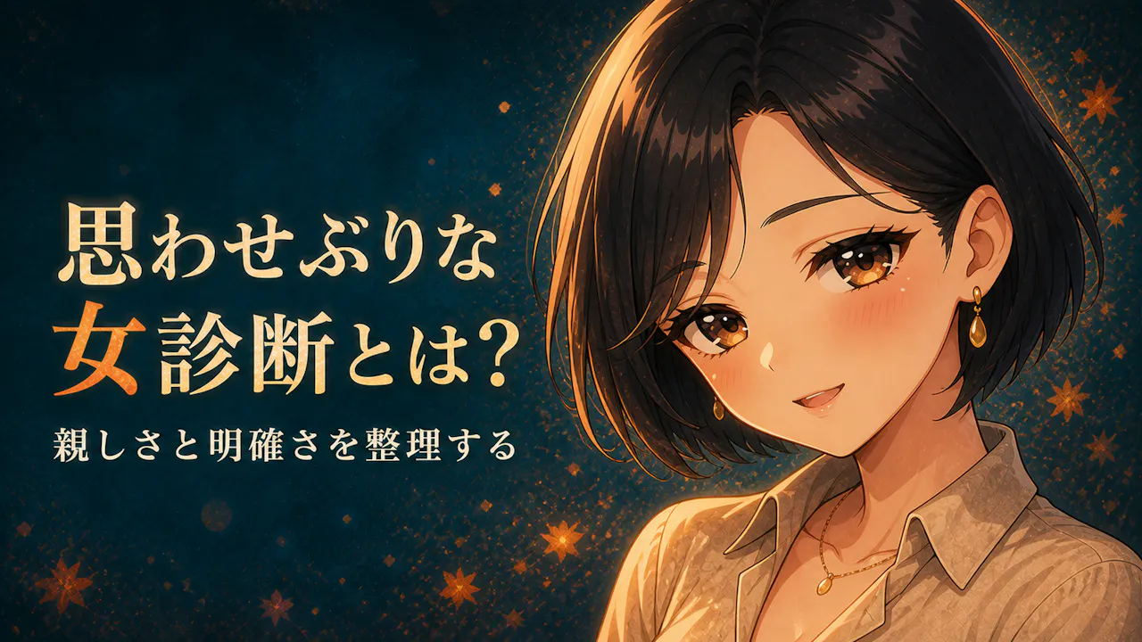 思わせぶりな女診断とは？