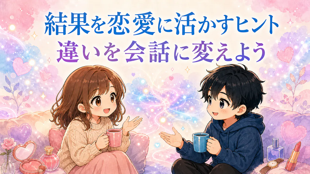 結果を恋愛に活かすヒント
