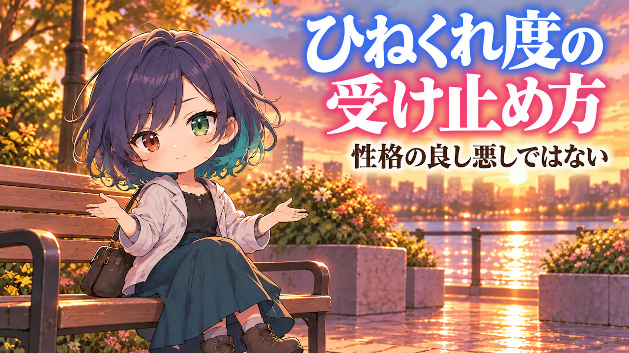 ひねくれ度の結果をどう受け止める？