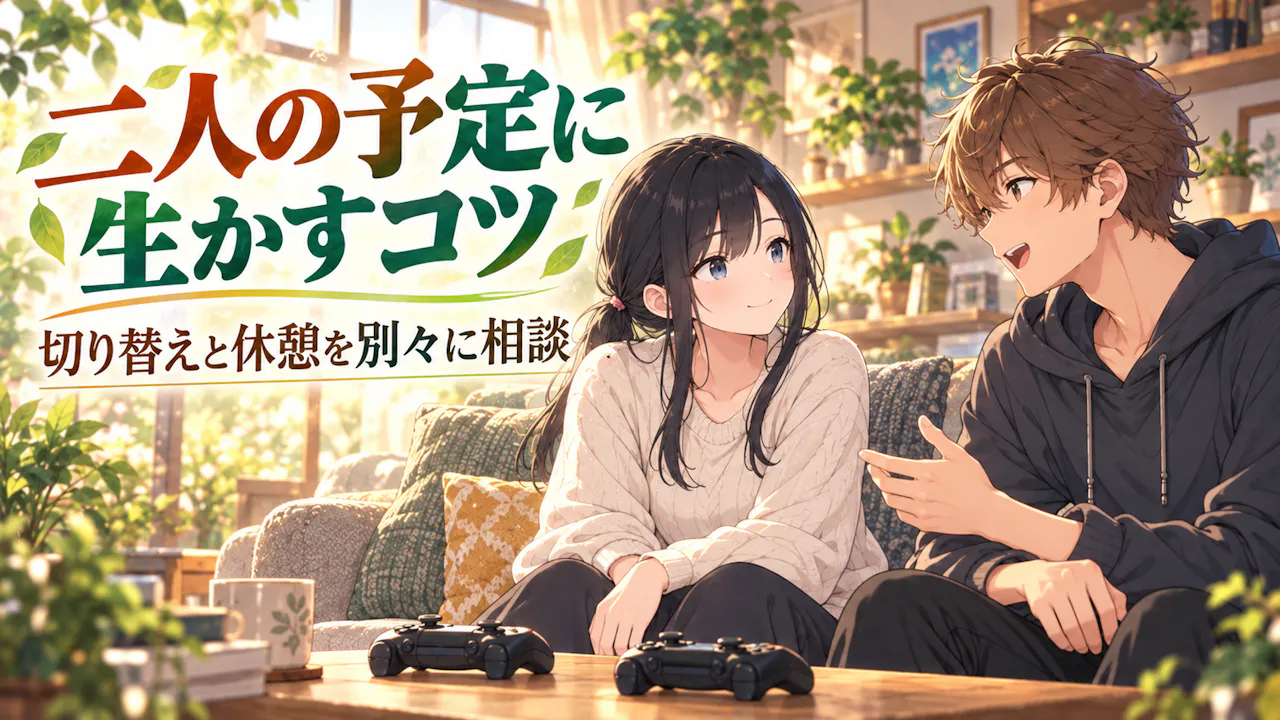 結果を二人の予定に生かすコツ