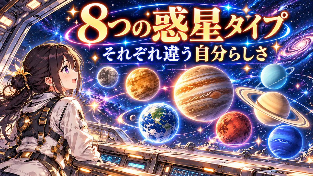 8つの惑星タイプの楽しみ方