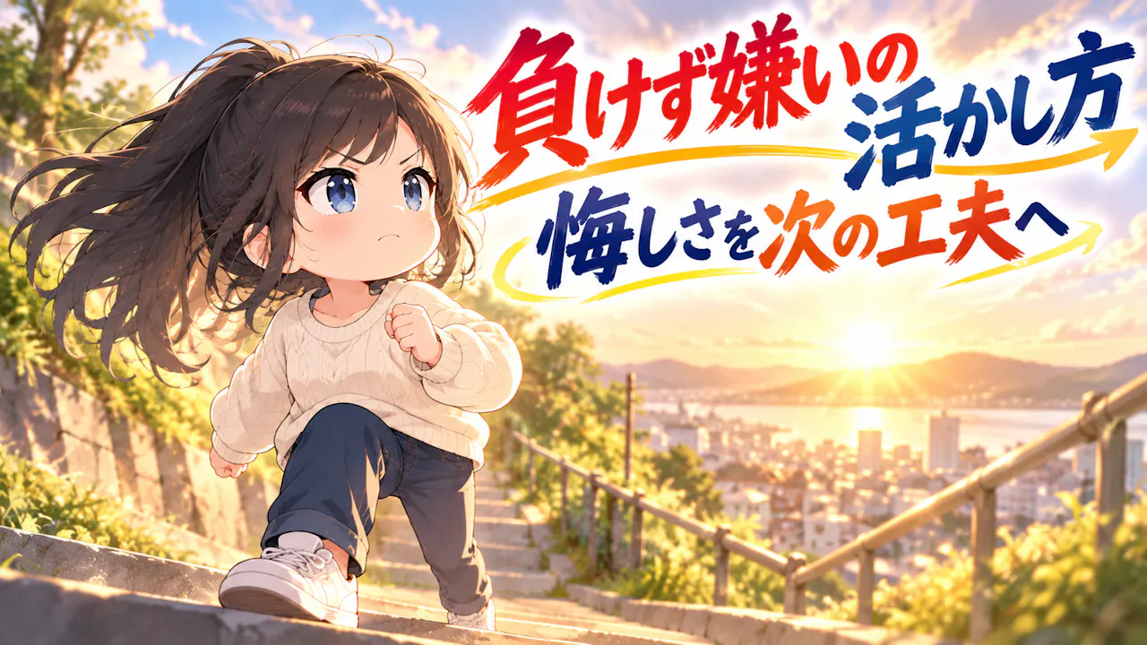負けず嫌いの良さと気をつけたいこと