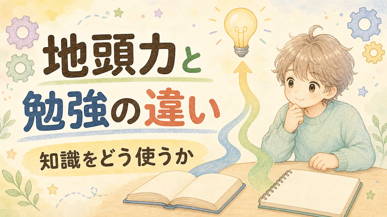 地頭がいい人と勉強ができる人の違い