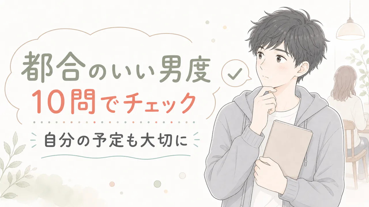 あなたの都合のいい男度をチェック