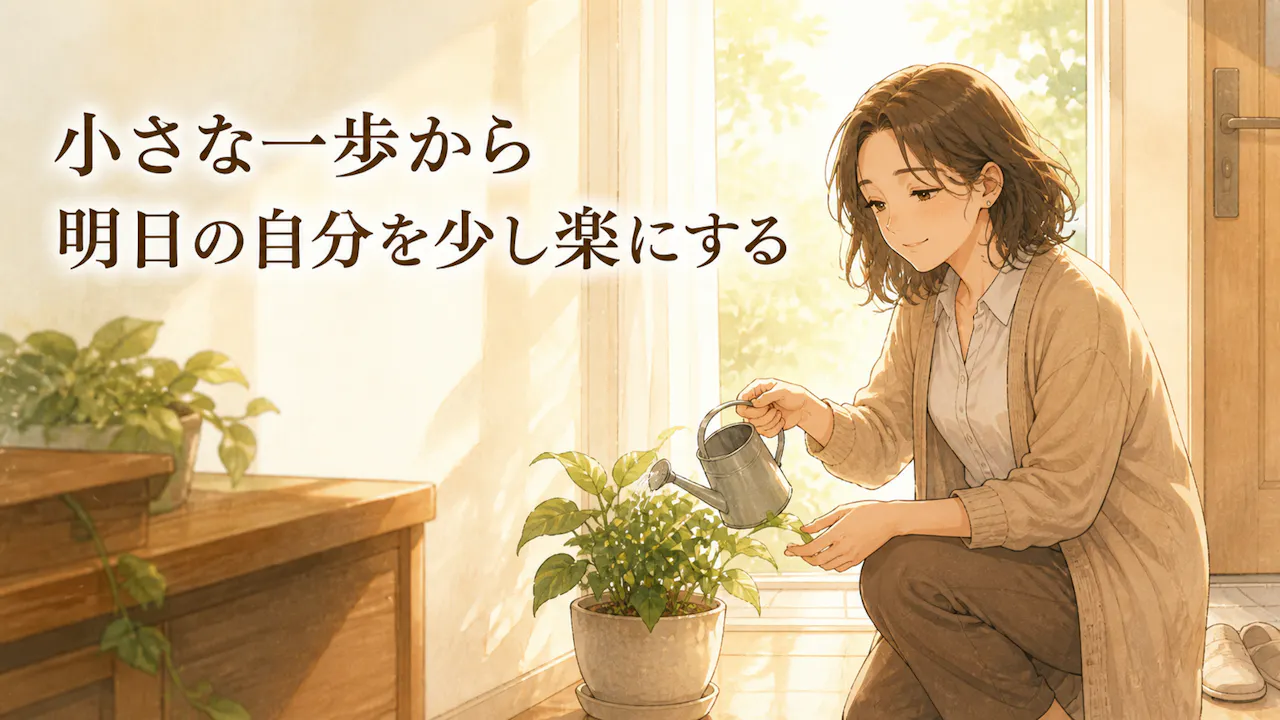 無理なく整えるための小さな一歩