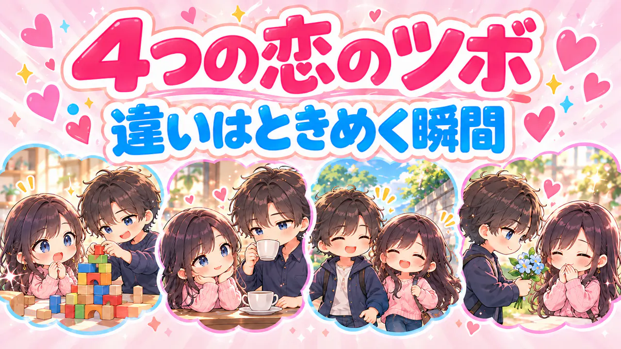 4つの恋のツボと結果の読み方