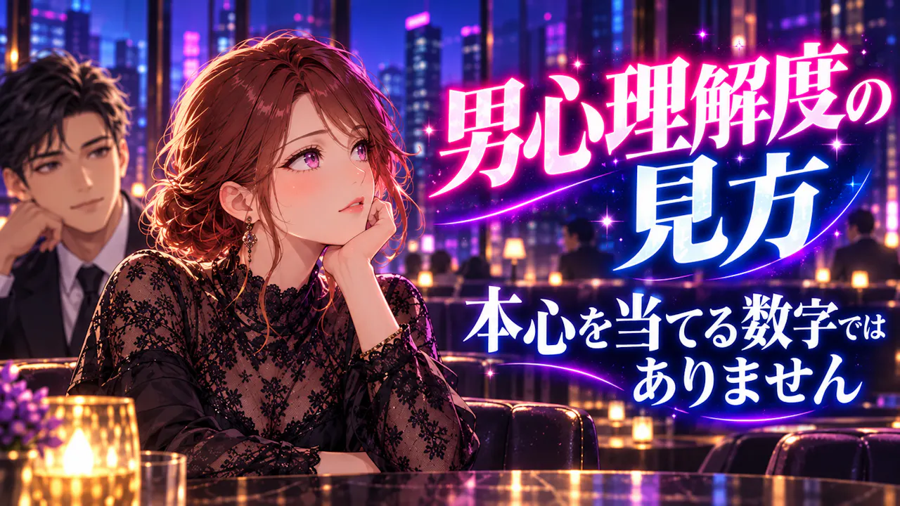 男心理解度の結果はどう読む？