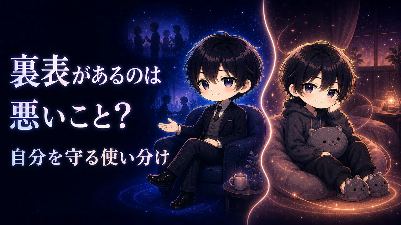 裏表があるのは悪いこと？