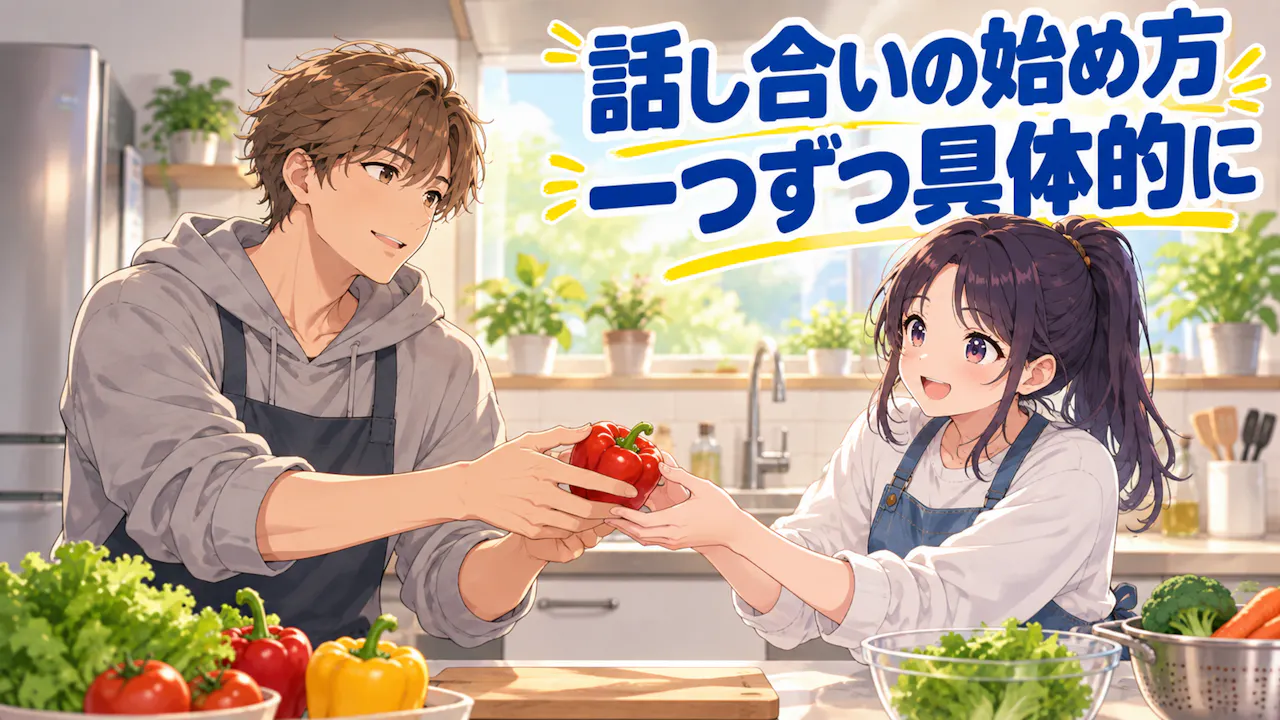 同棲前の話し合いを始めるコツ