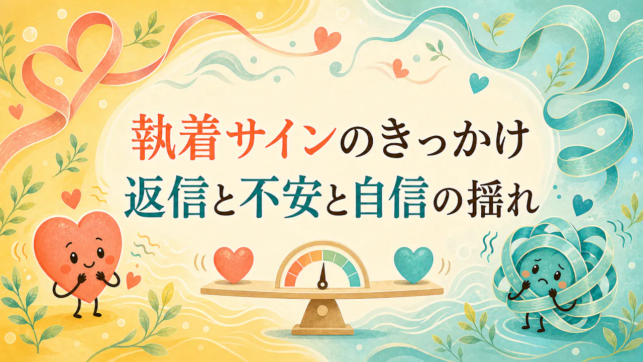 執着サインが強くなるきっかけ