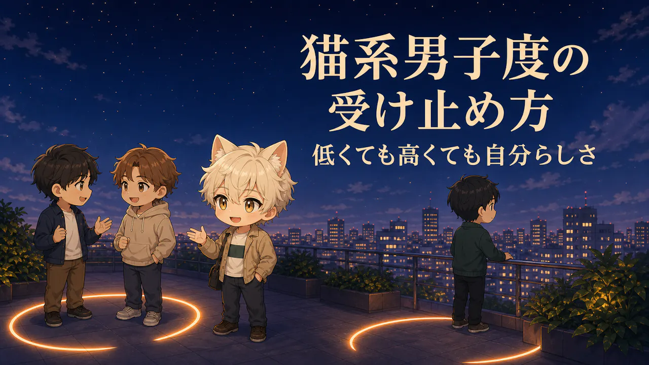 猫系男子度の受け止め方