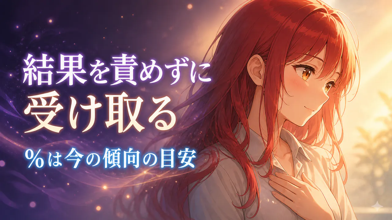 結果を責めずに受け取るために