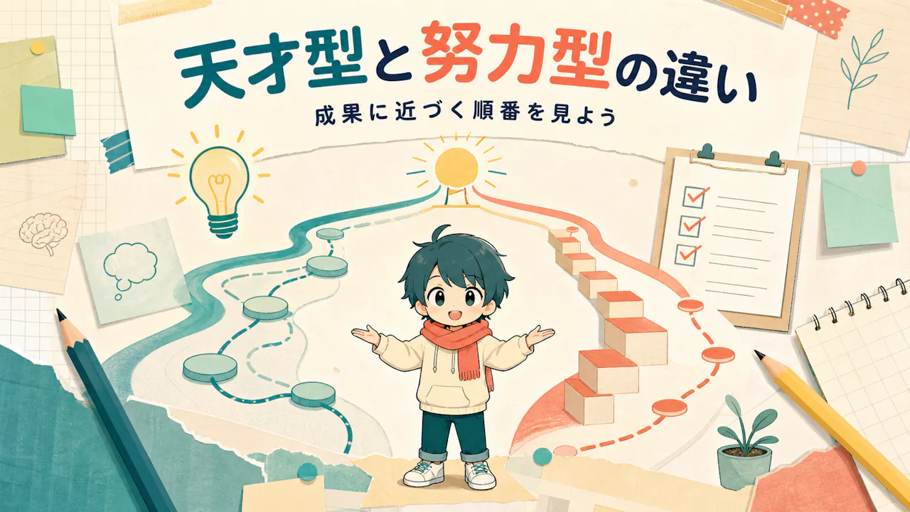 天才型と努力型の違い