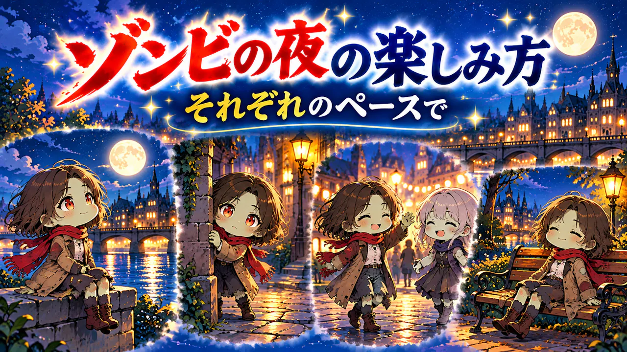 4つのゾンビタイプの楽しみ方