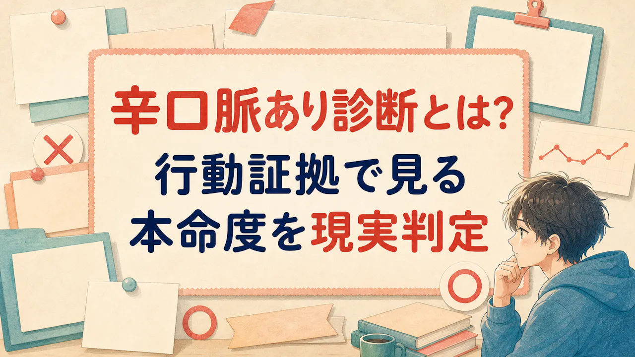 辛口脈あり診断とは？