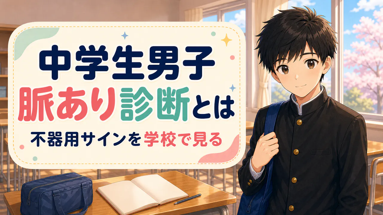 中学生男子の脈ありサインとは？