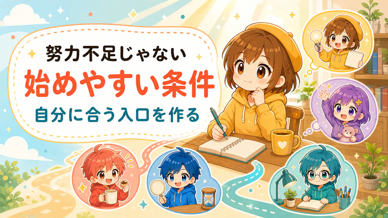 やる気スイッチが入らないのは努力不足？