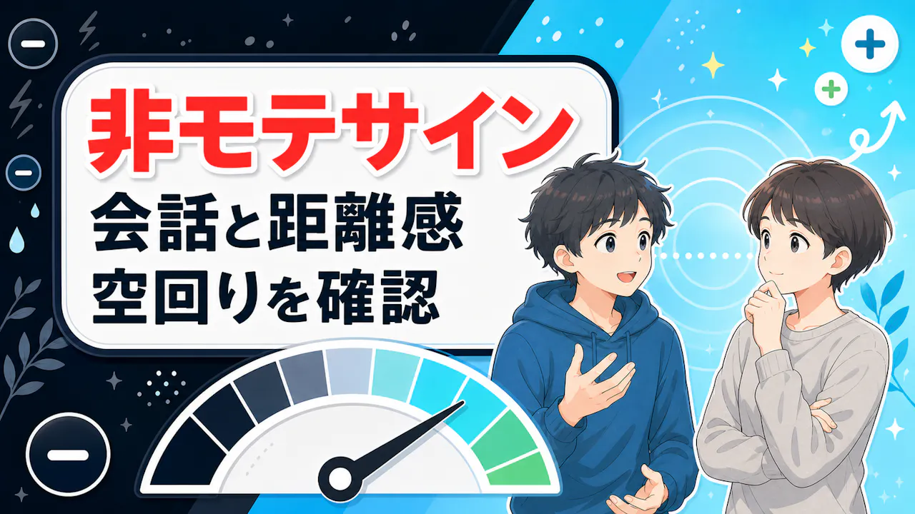 非モテに見えやすい言動はどこに出る？