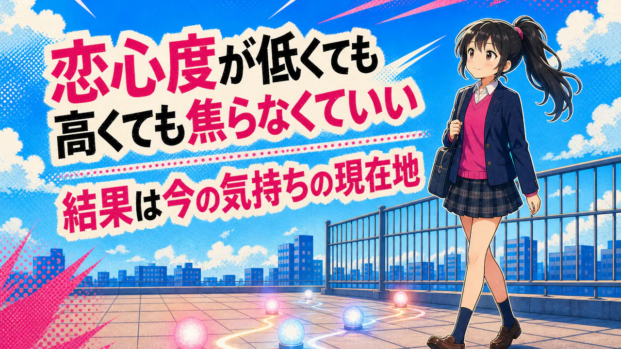 恋心度が低くても高くても焦らなくていい