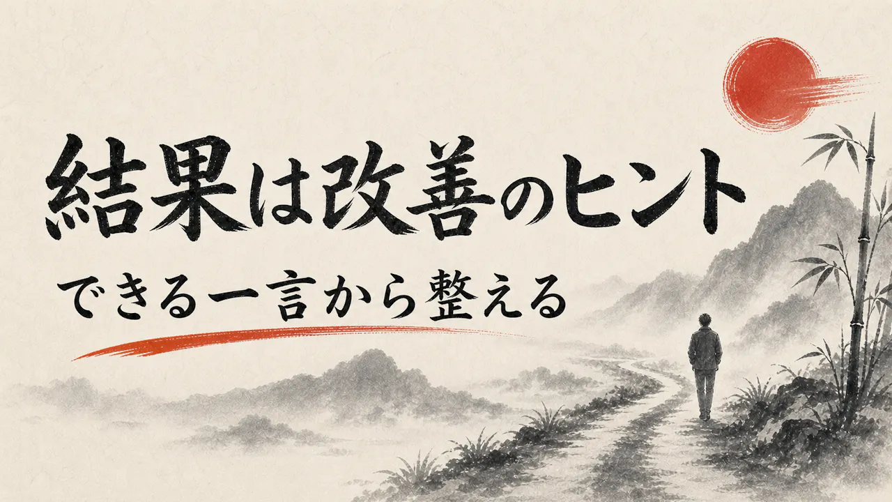 結果を受け止めるコツ
