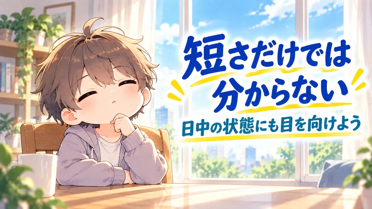 短い睡眠と睡眠不足をどう考える？