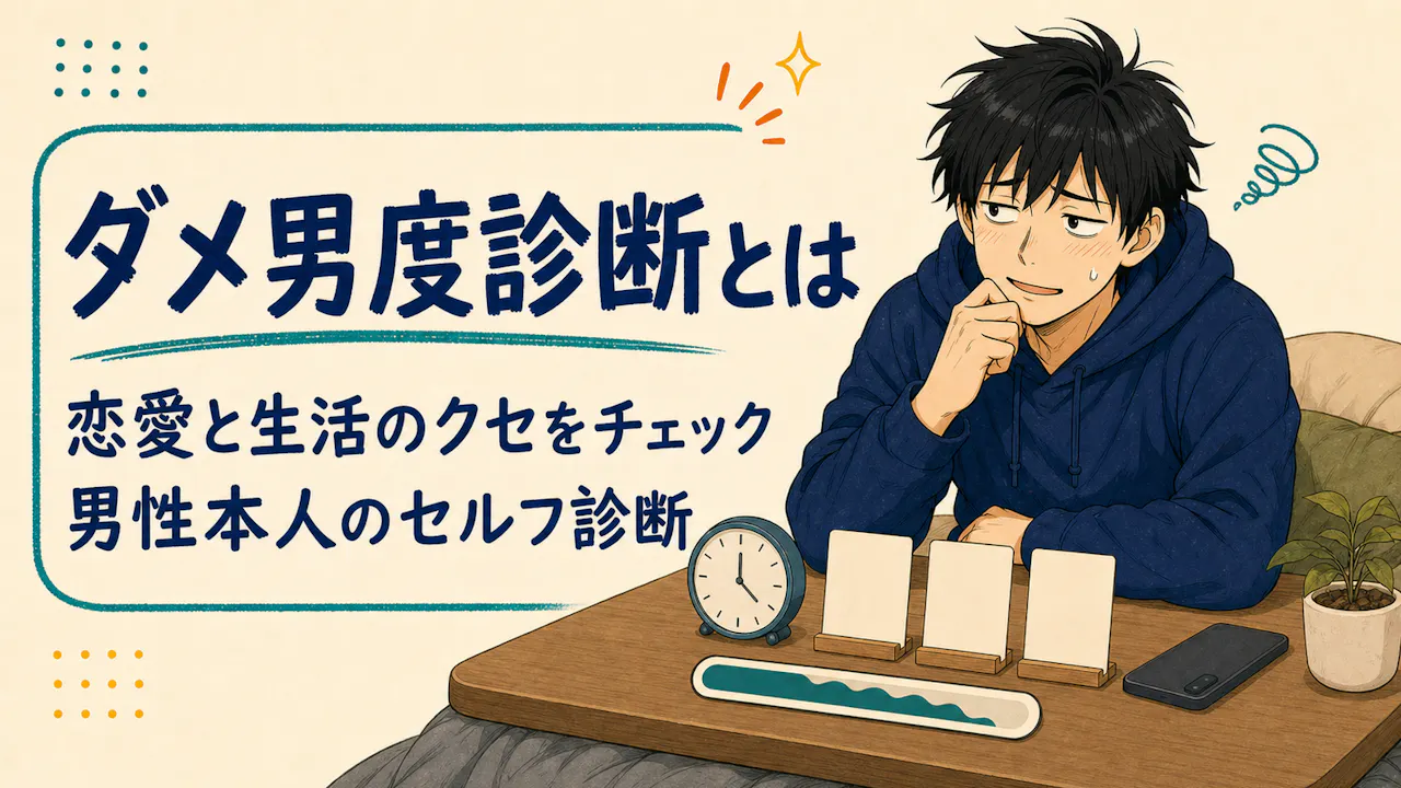ダメ男度診断とは？