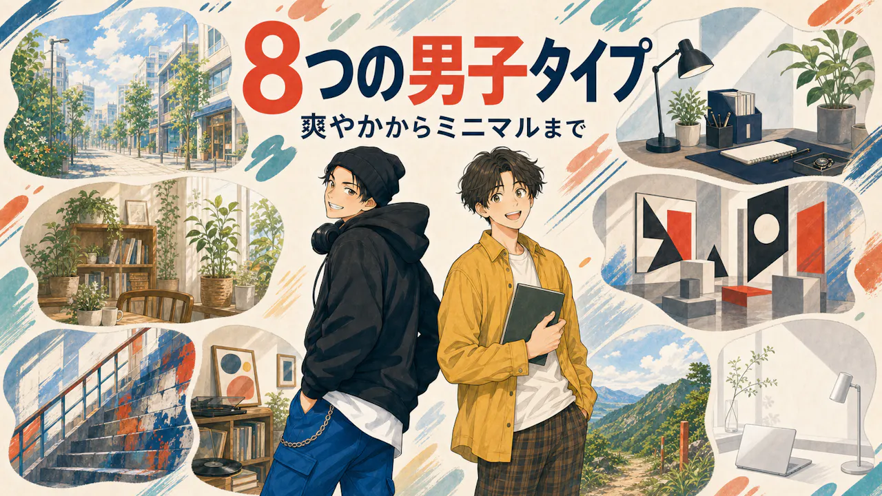 何系男子にはどんな種類がある？