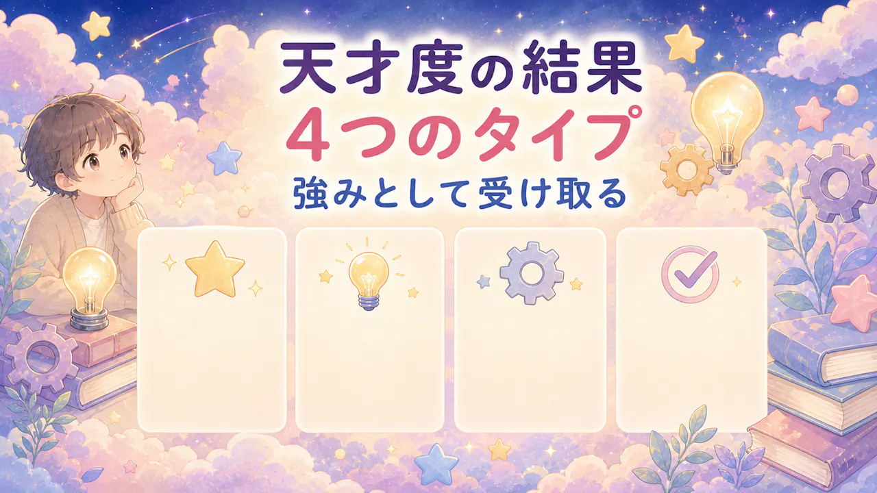 天才診断の結果について解説
