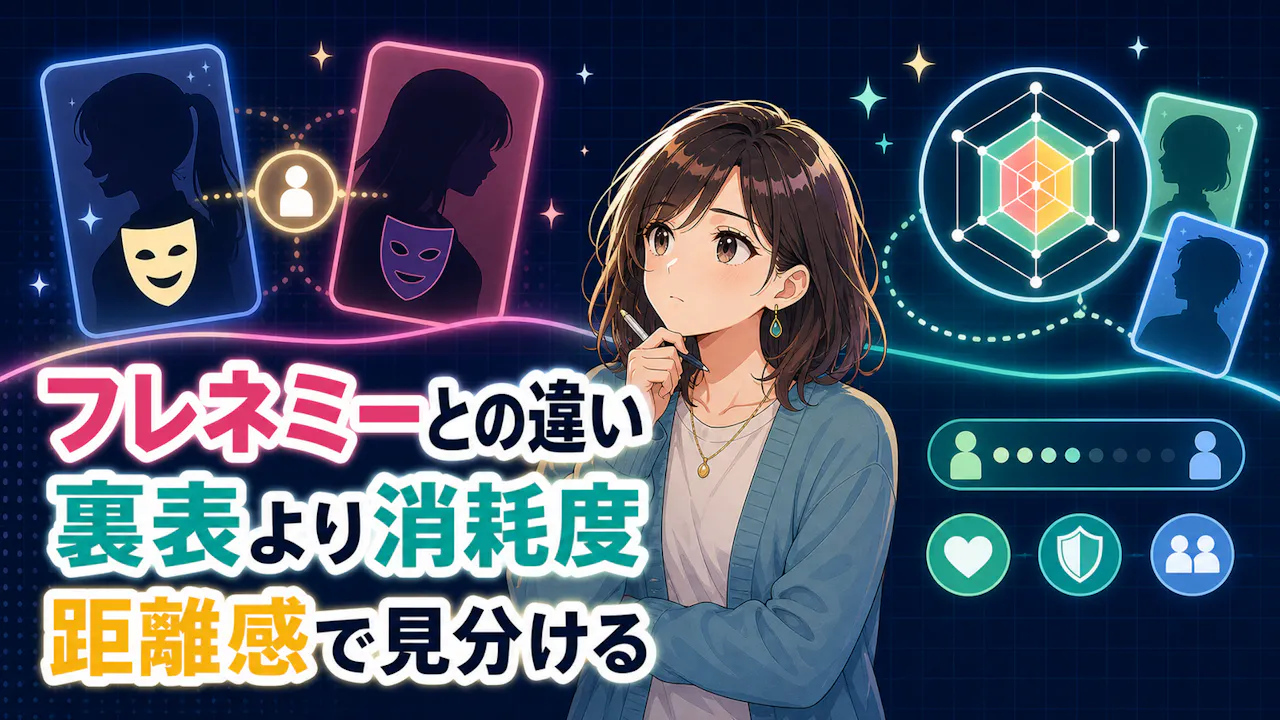 毒友とフレネミー診断の違い