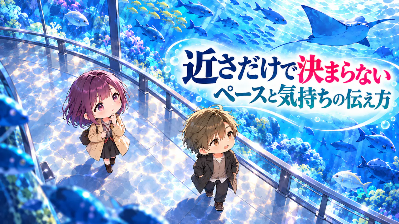 異性との距離感は、近さだけで決まらない