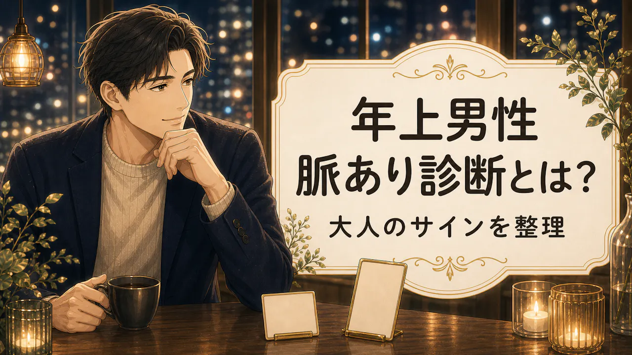 年上男性脈あり診断とは？
