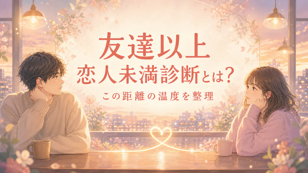 友達以上恋人未満診断とは？