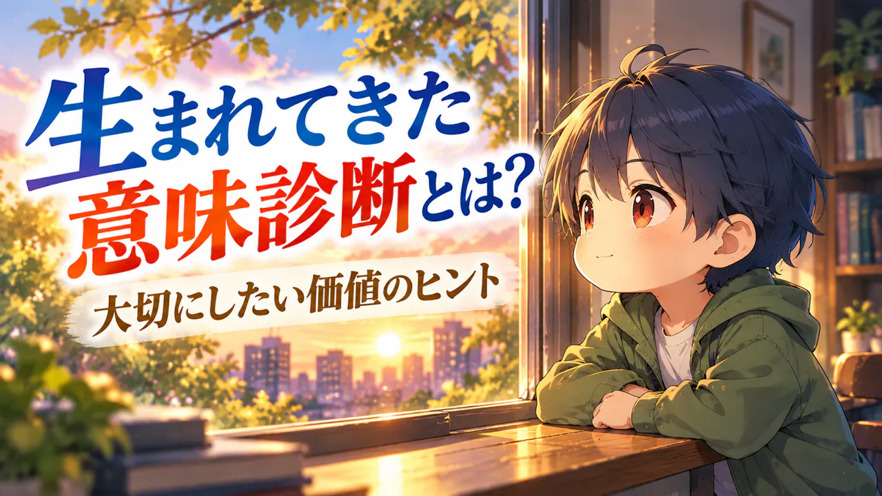 生まれてきた意味診断とは？