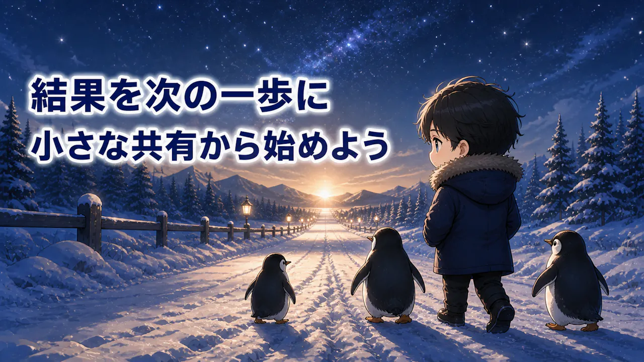 結果を次の一歩に変えるには