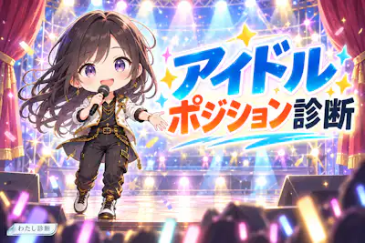 【アイドルポジション診断】グループで担いたい役割は？