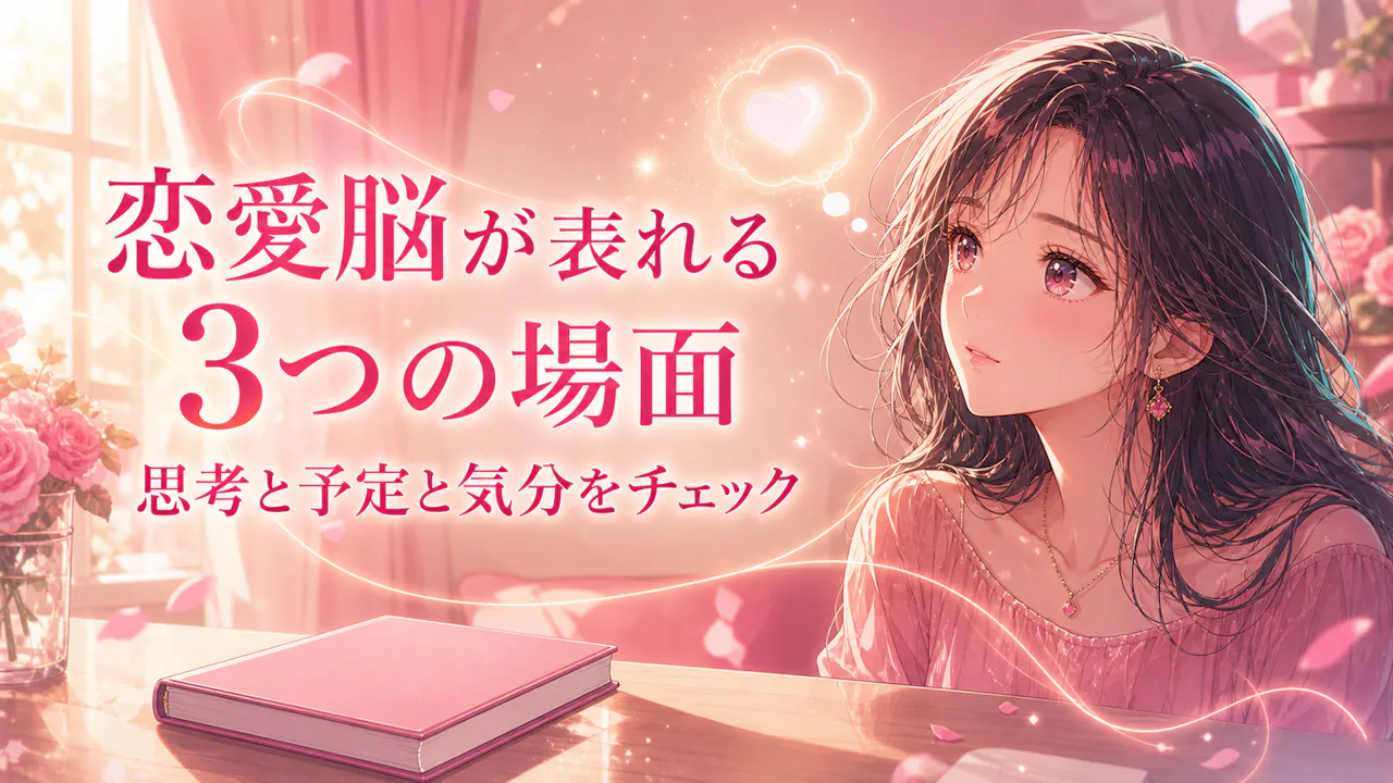 恋愛脳が強く表れやすい3つの場面