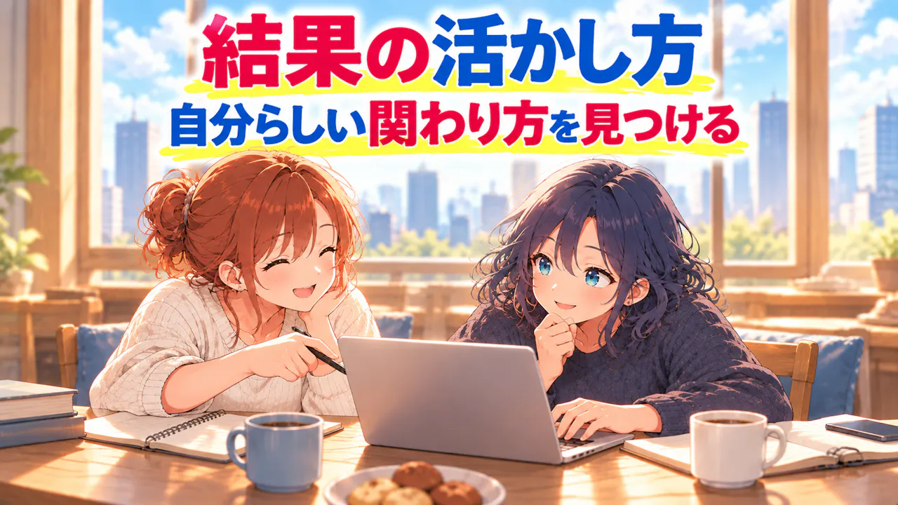 結果を日常でどう活かす？