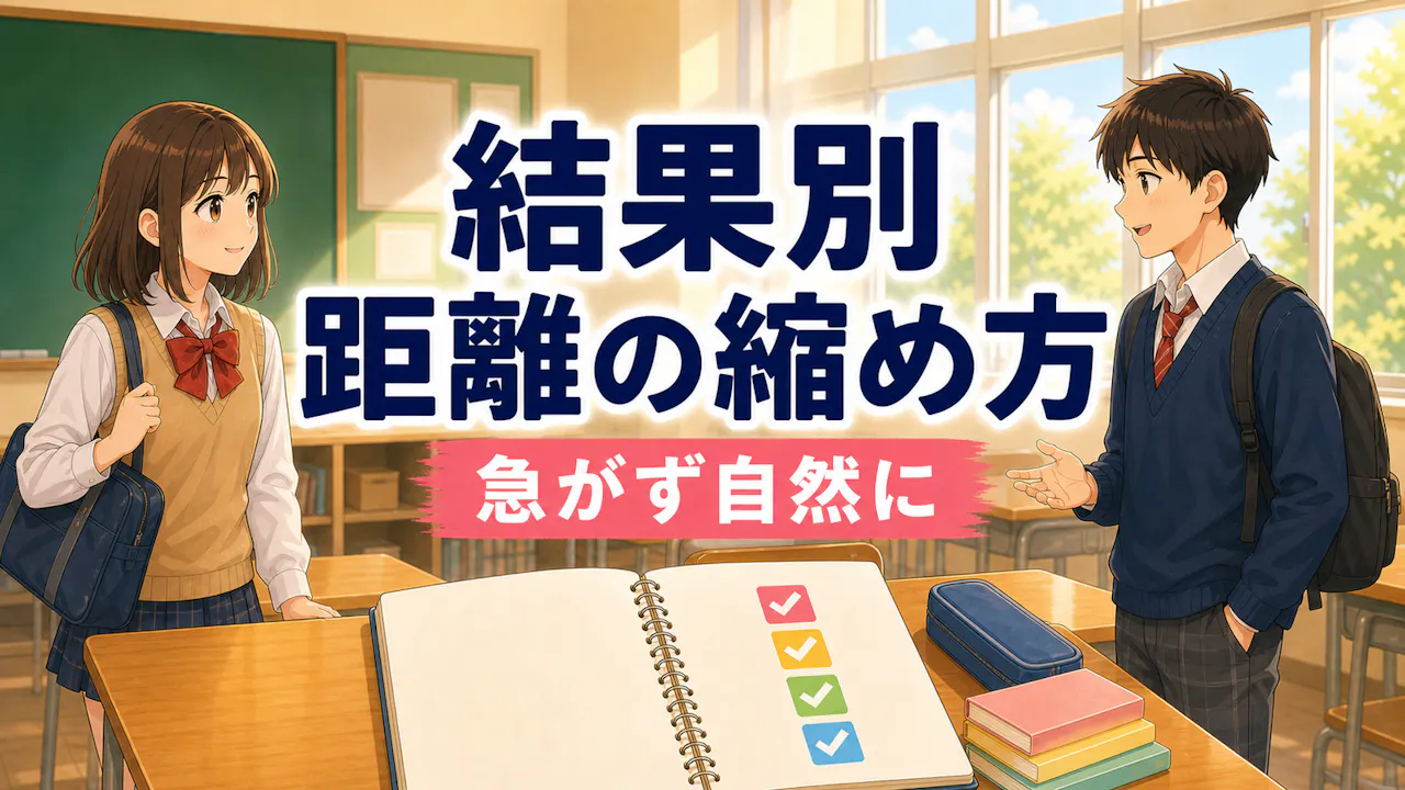 結果別・好きな人との距離の縮め方